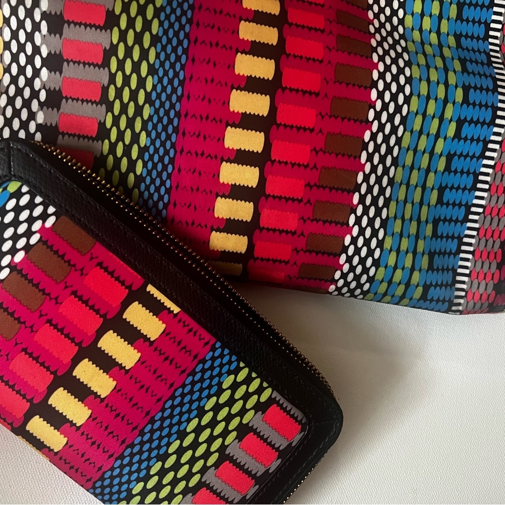 SOLD Vera Bradley Cha-cha Streeterville Tote Bag and Wallet combo